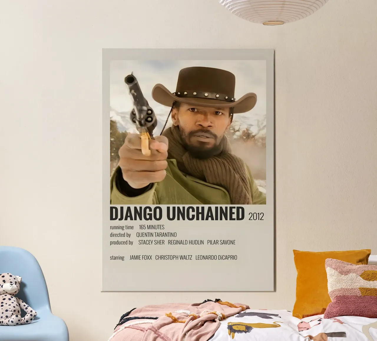 DJANGO UNCHAINED 2012 carta hahnemühle da MVFminimalist