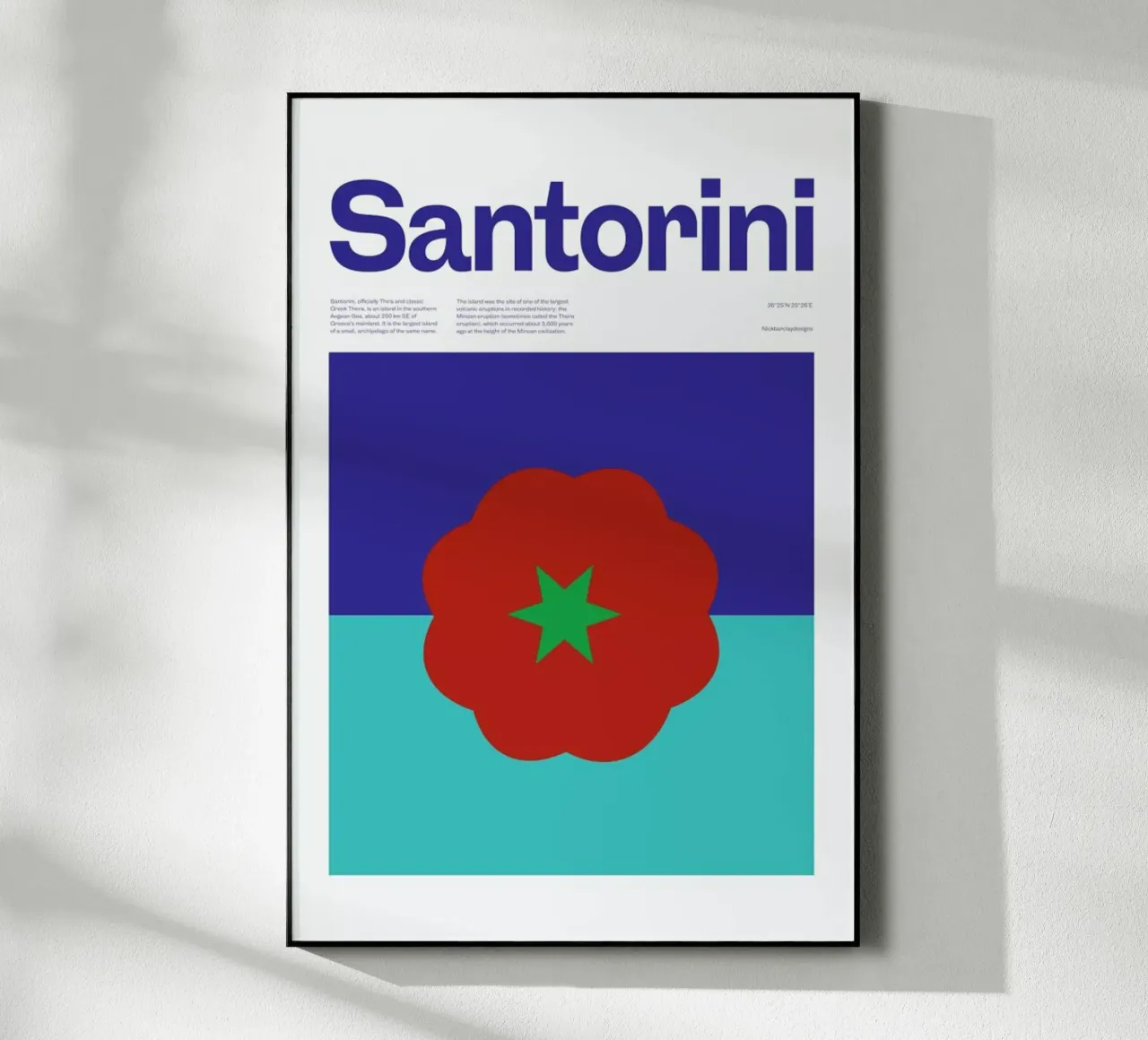 Santorini plexiglass da Nick Barclay