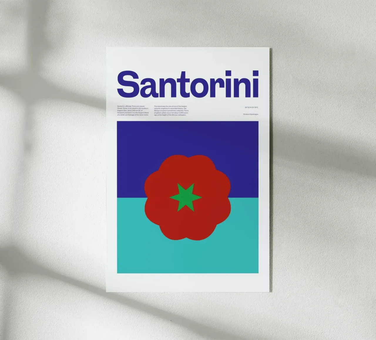 Santorini plexiglass da Nick Barclay