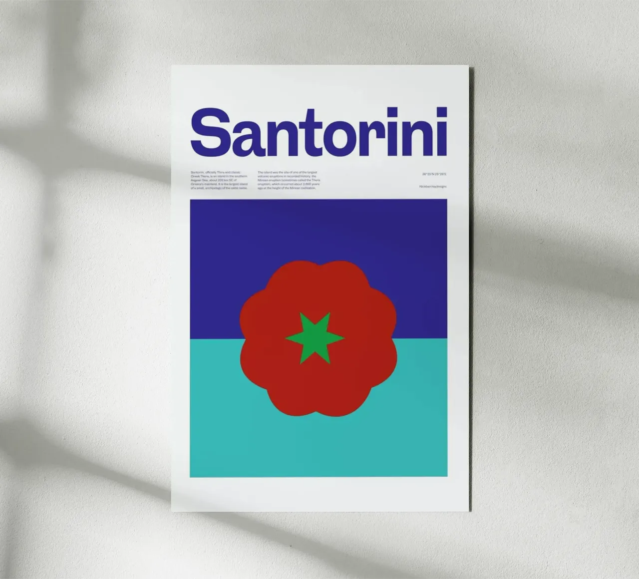 Santorini alluminio dibond da Nick Barclay