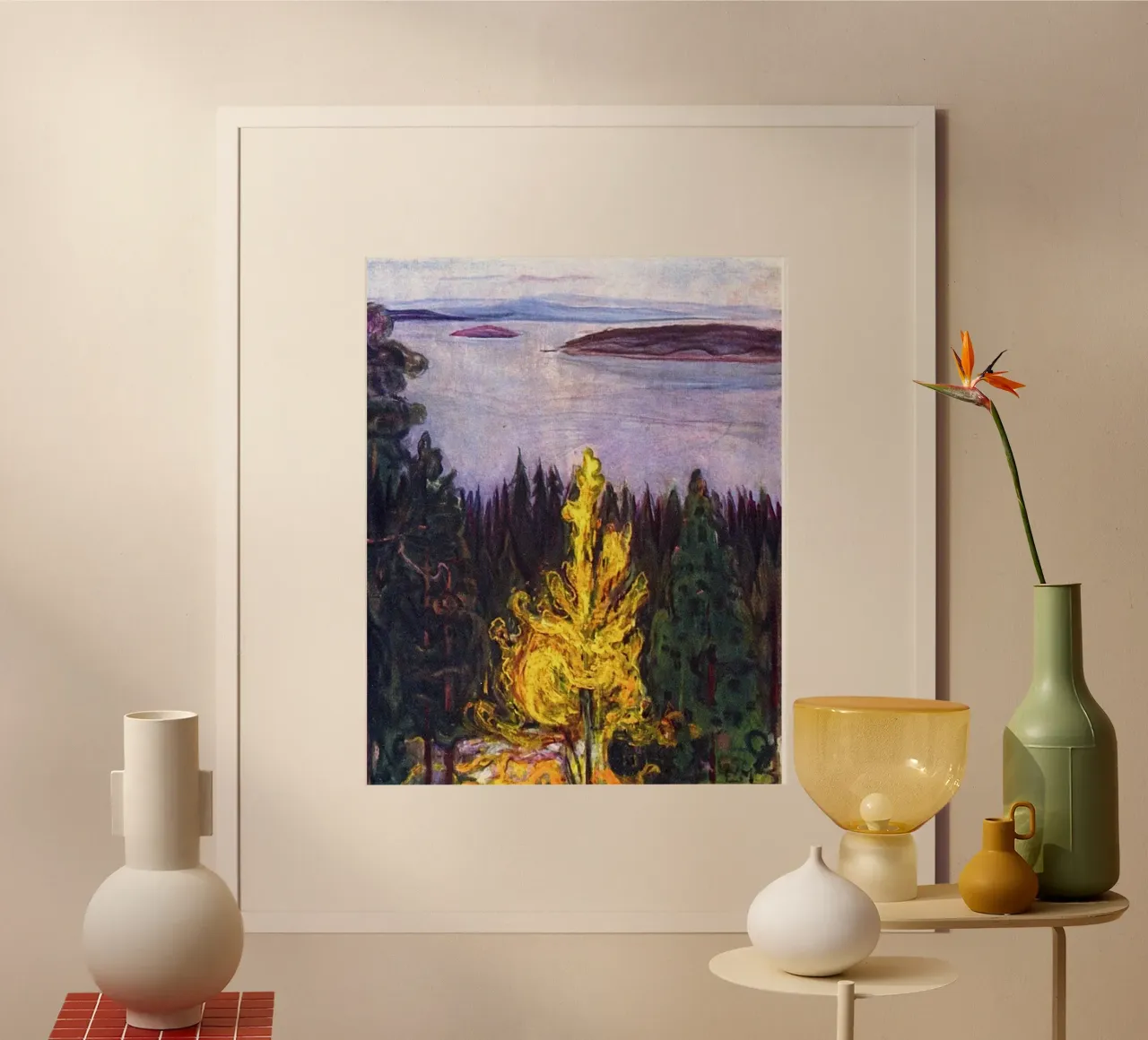 piccola isola in mezzo al lago carta hahnemühle da cupcup art