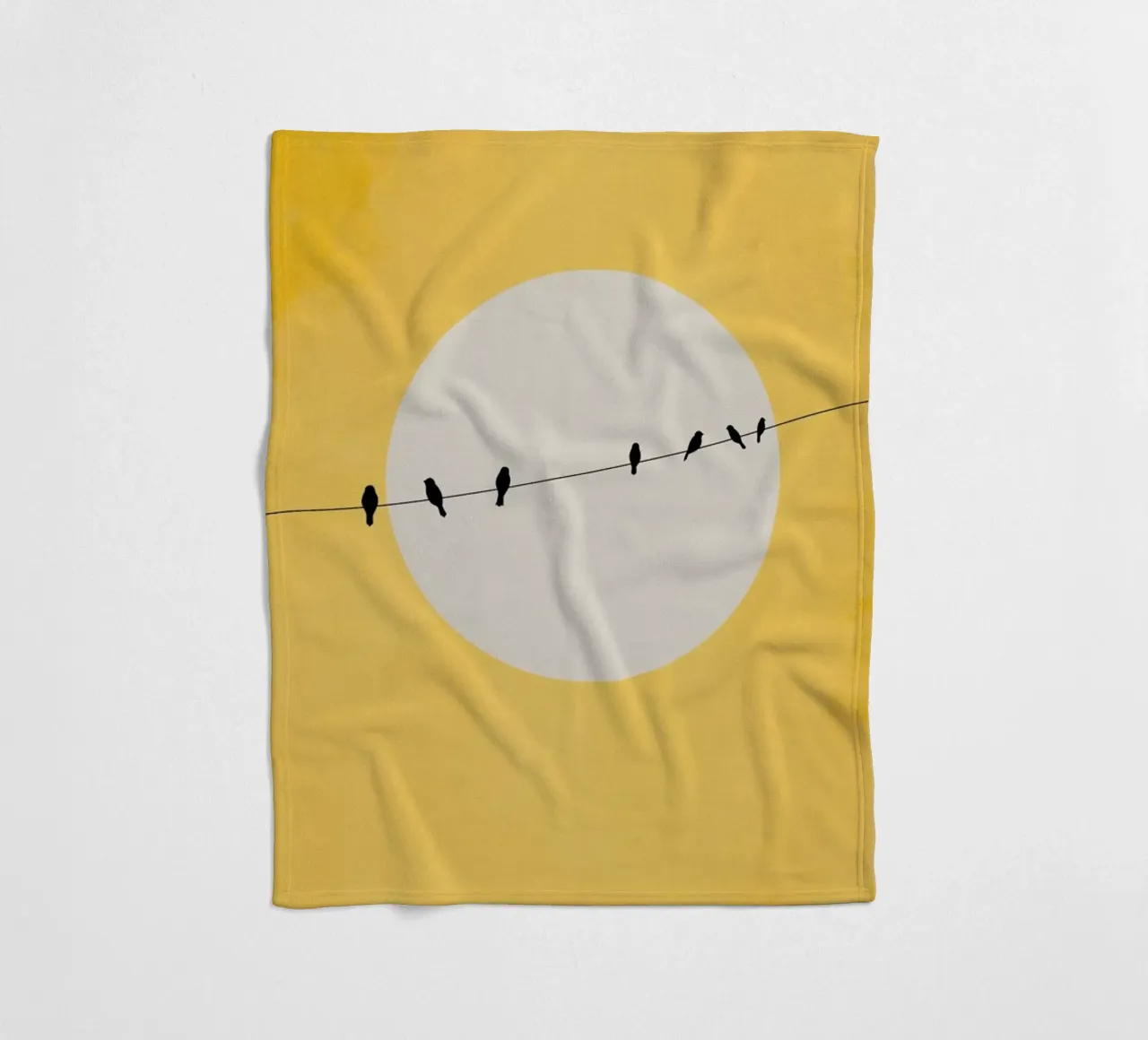 Chirping And Chilling (at Day) coperta in pile da Kubistika