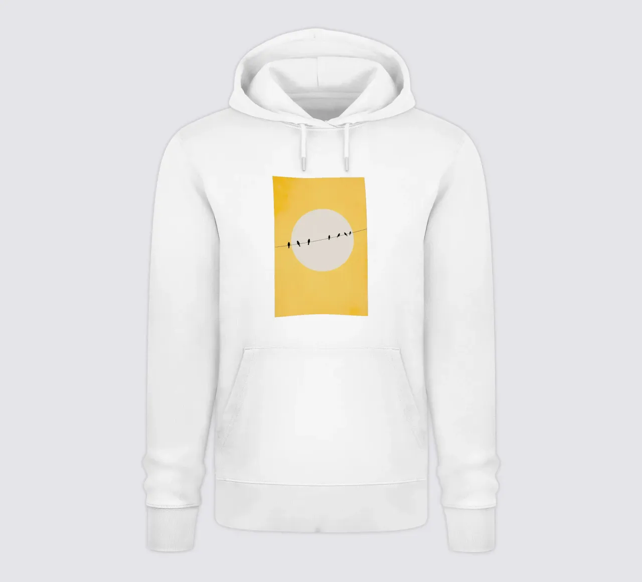 Chirping And Chilling (at Day) felpa con cappuccio da Kubistika