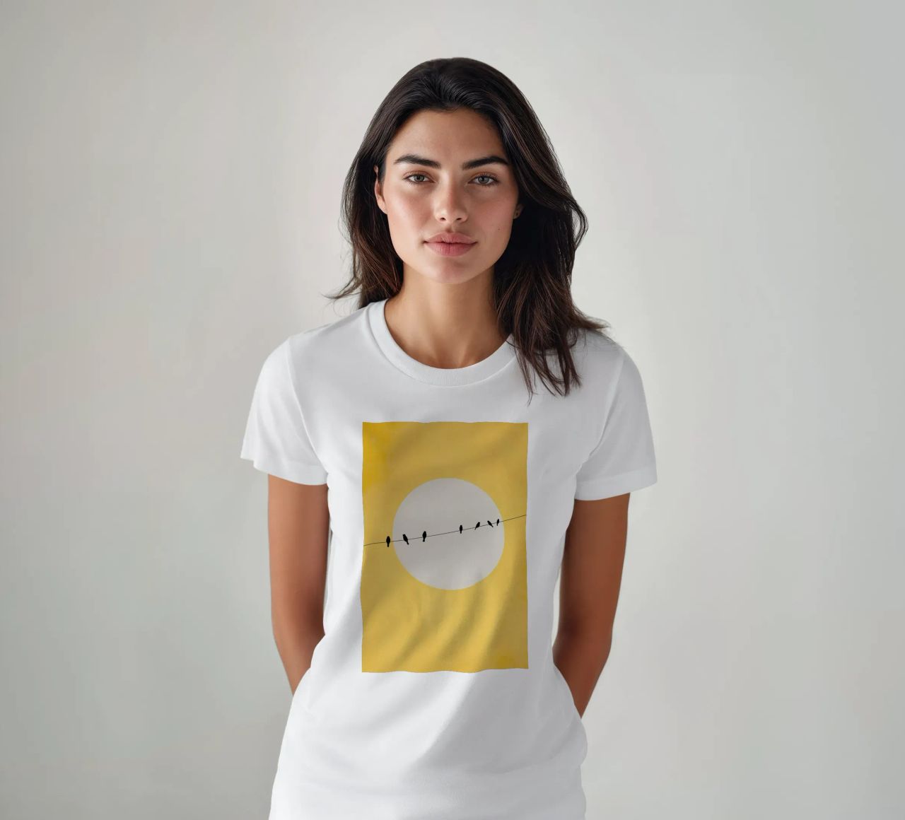 Chirping And Chilling (at Day) t-shirt da Kubistika
