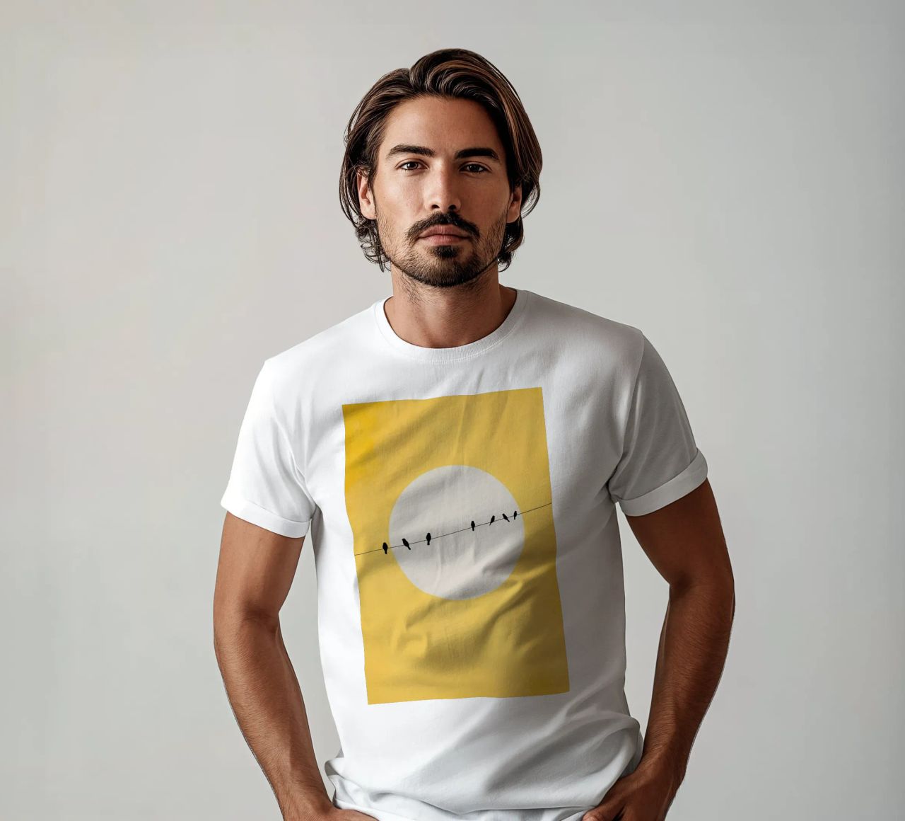 Chirping And Chilling (at Day) t-shirt da Kubistika