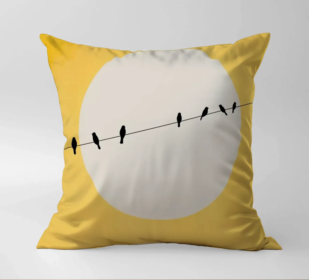 Chirping And Chilling (at Day) cuscino da Kubistika