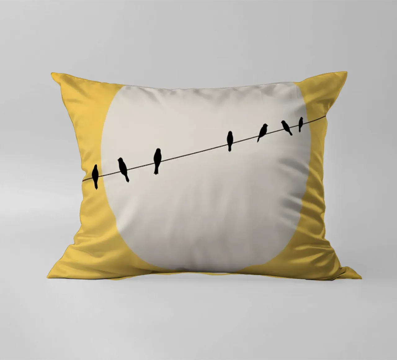 Chirping And Chilling (at Day) cuscino da Kubistika