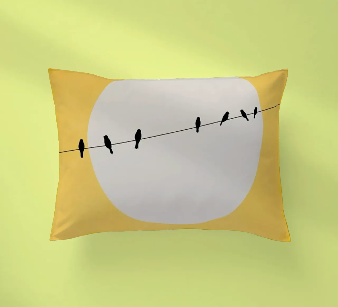 Chirping And Chilling (at Day) cuscino da Kubistika