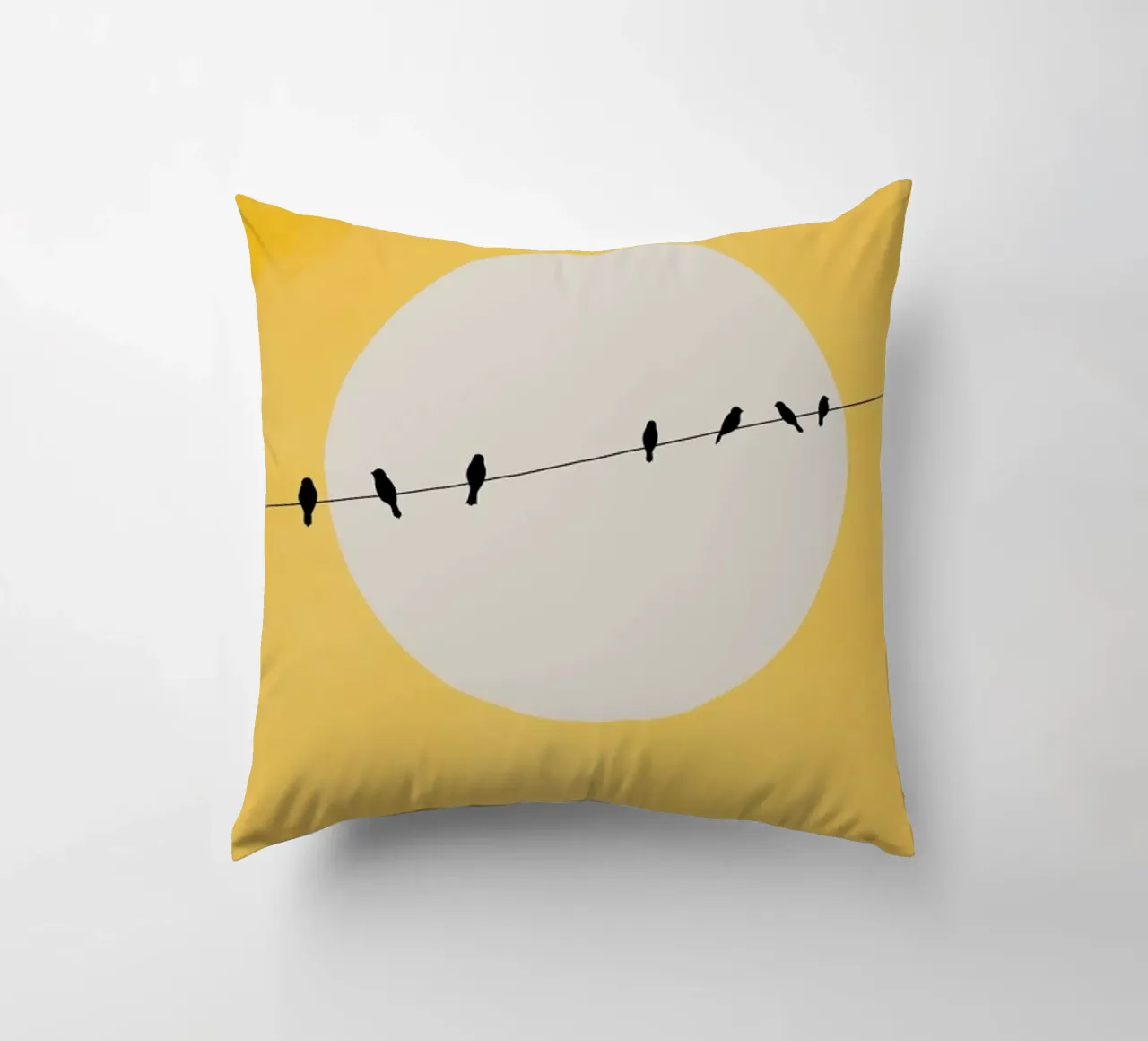 Chirping And Chilling (at Day) cuscino da Kubistika