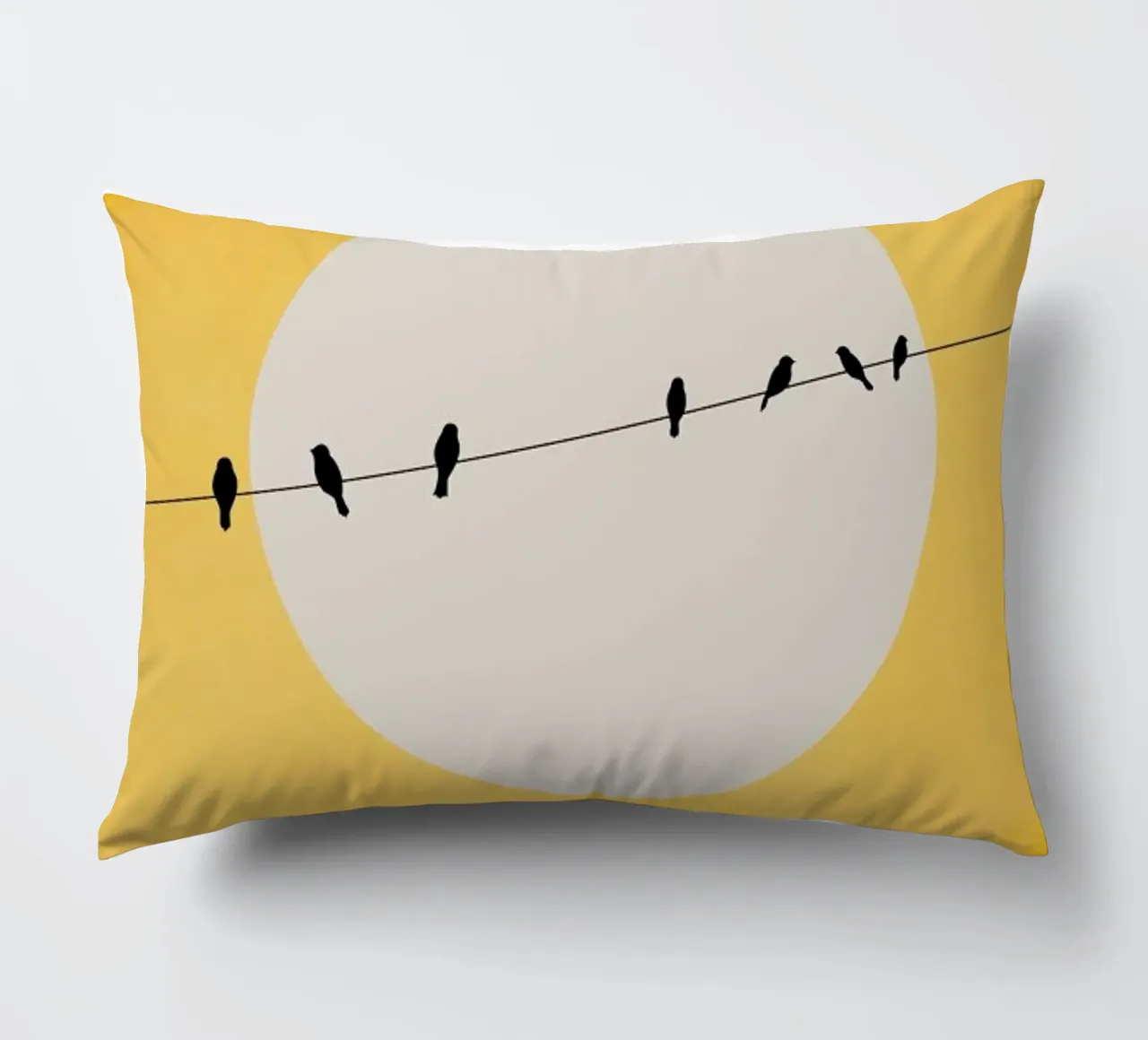 Chirping And Chilling (at Day) kussen van Kubistika