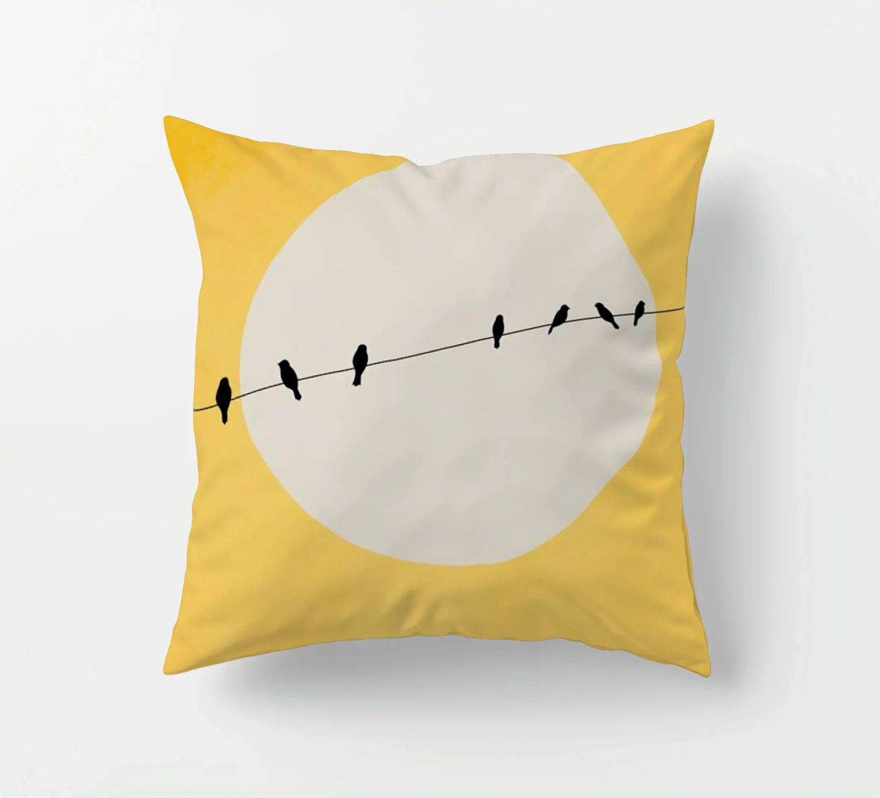 Chirping And Chilling (at Day) cuscino da Kubistika