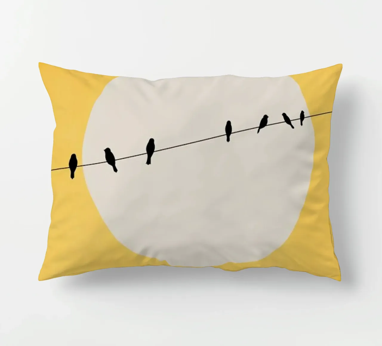 Chirping And Chilling (at Day) cuscino da Kubistika