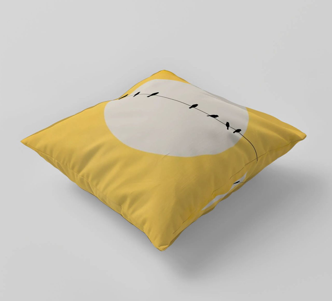 Chirping And Chilling (at Day) cuscino da Kubistika