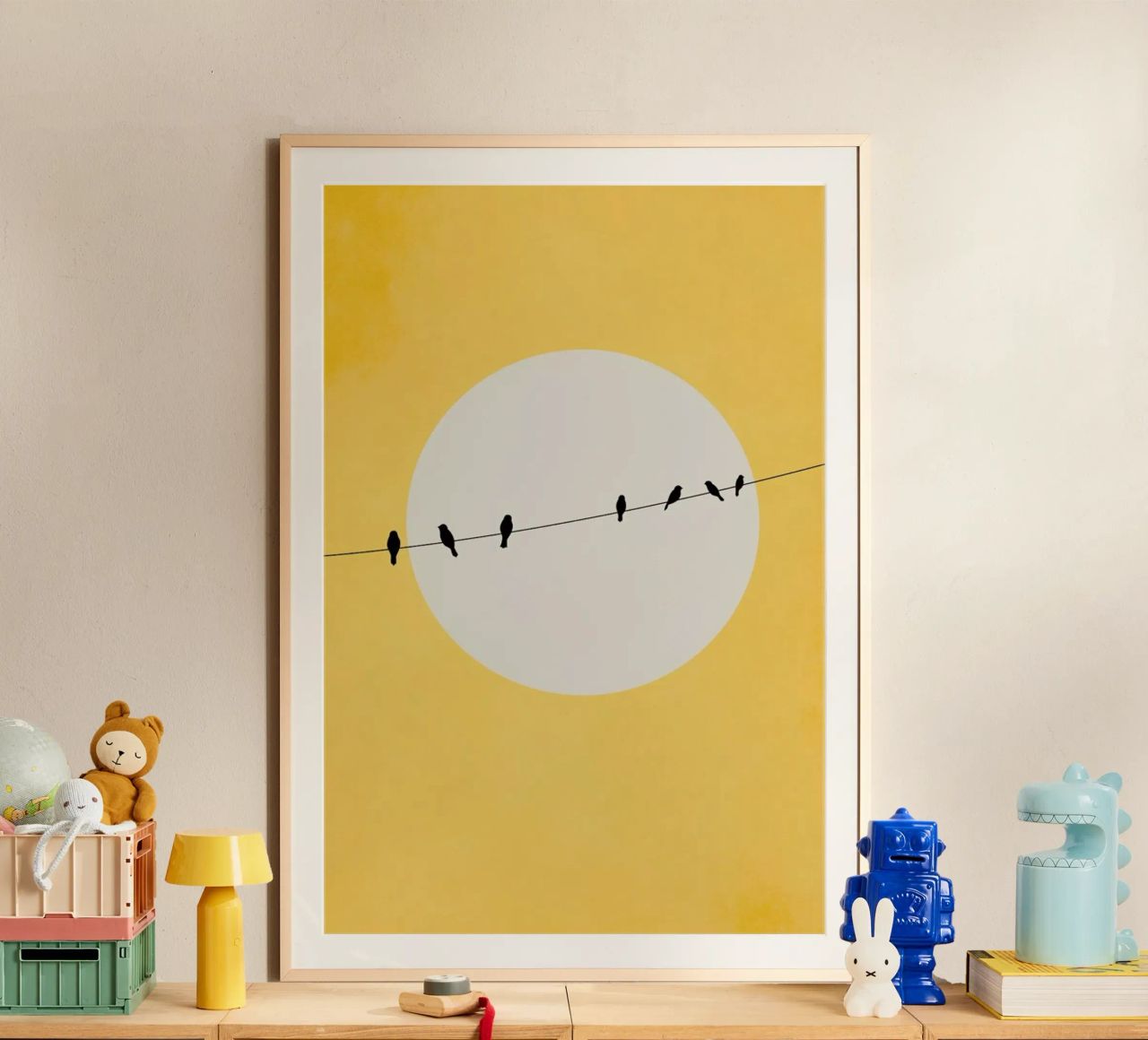 Chirping And Chilling (at Day) poster da Kubistika