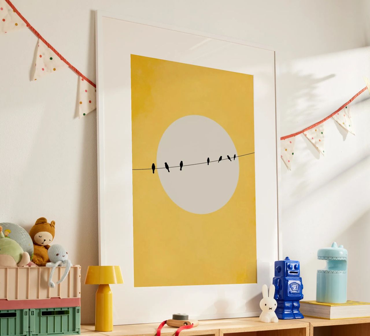Chirping And Chilling (at Day) poster da Kubistika