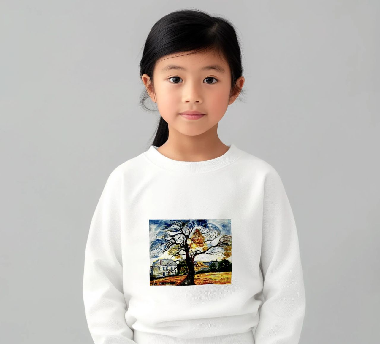 albero arrabbiato felpa bambino da cupcup art