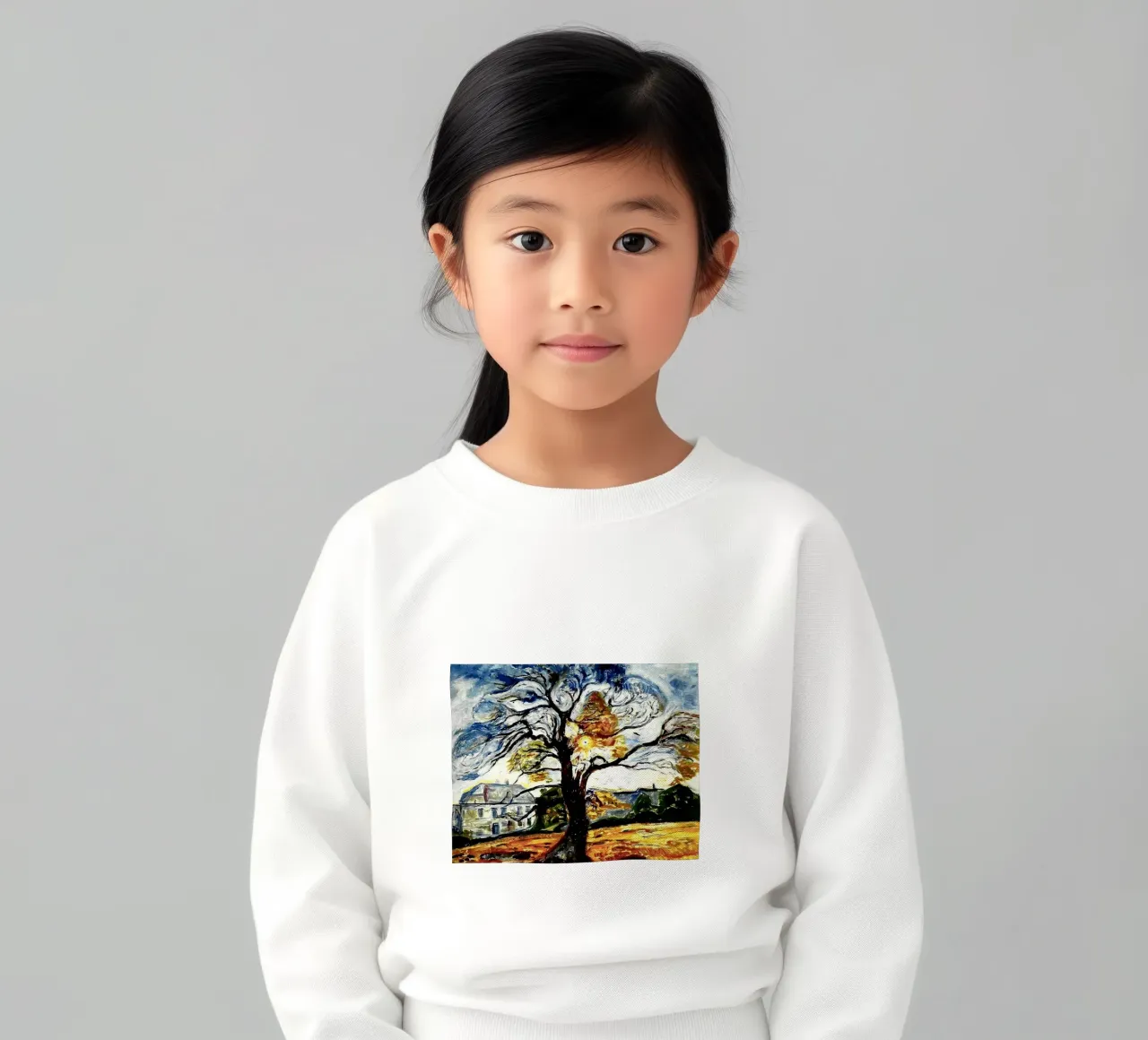 albero arrabbiato felpa bambino da cupcup art