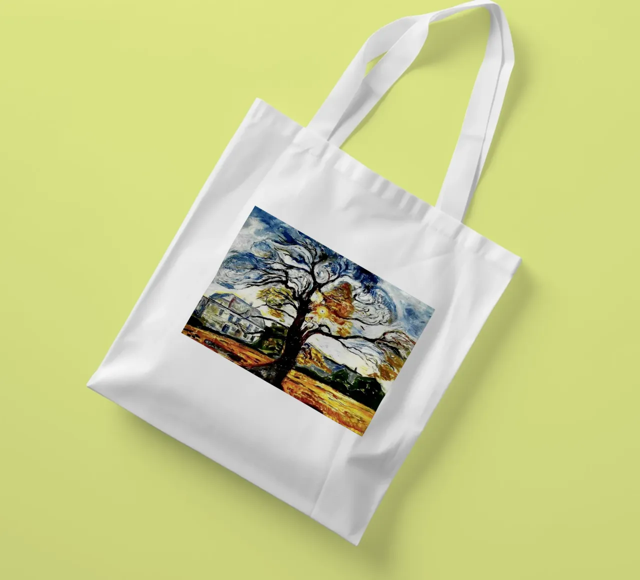 albero arrabbiato borsa in juta da cupcup art