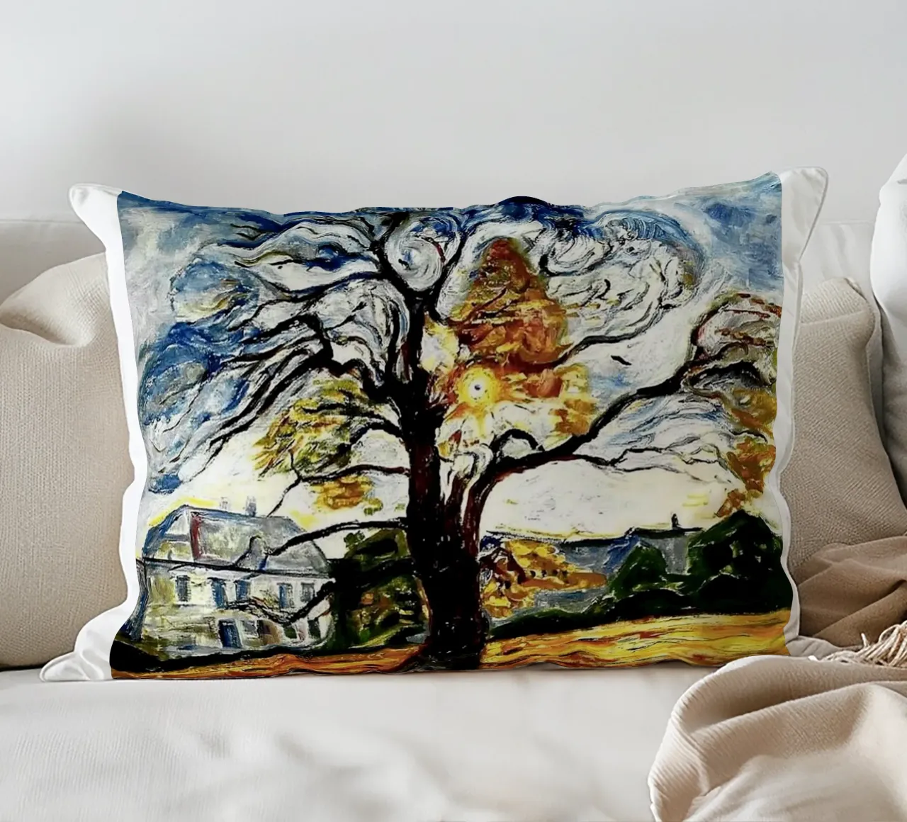 albero arrabbiato cuscino da cupcup art