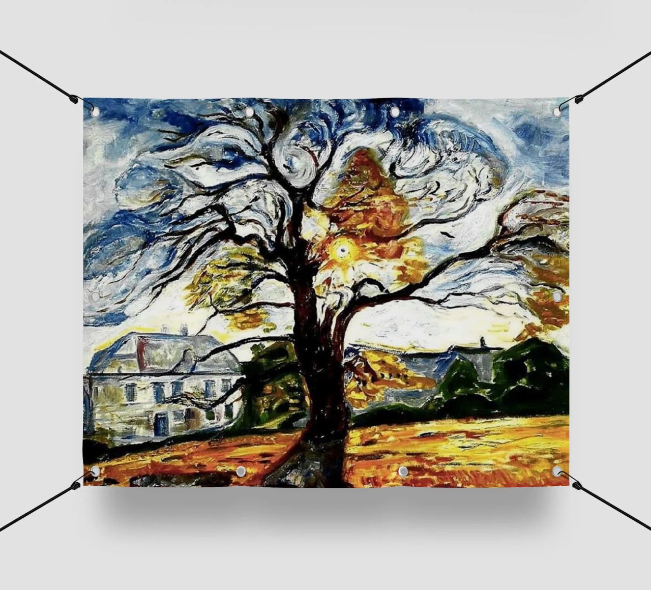 albero arrabbiato telo in pvc da cupcup art