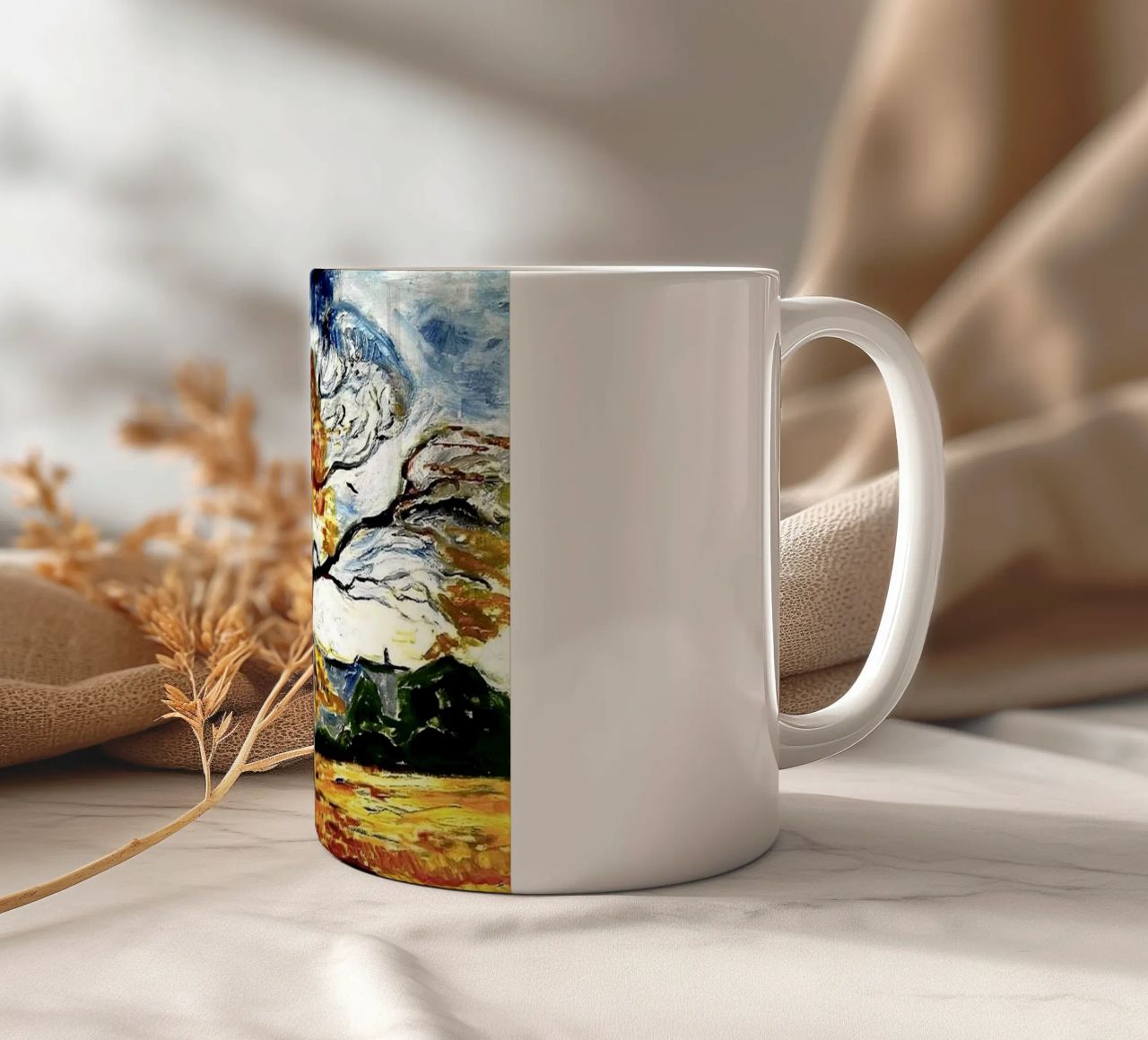 albero arrabbiato tazza in ceramica da cupcup art