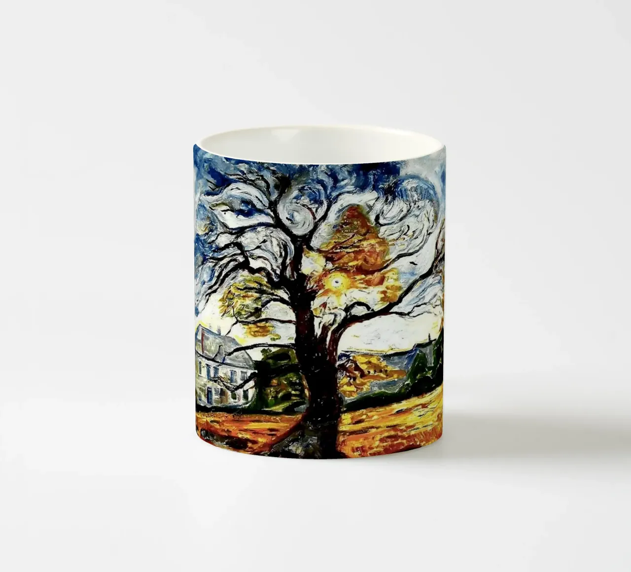 wütender Baum Keramik Tasse von cupcup art