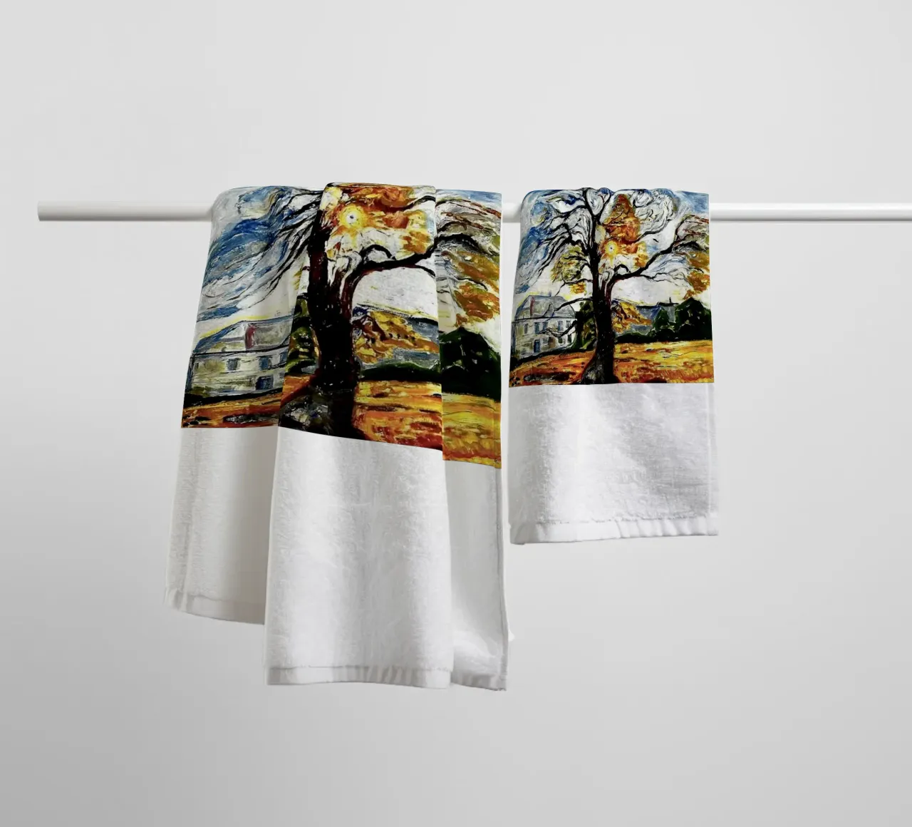 albero arrabbiato asciugamano da bagno da cupcup art