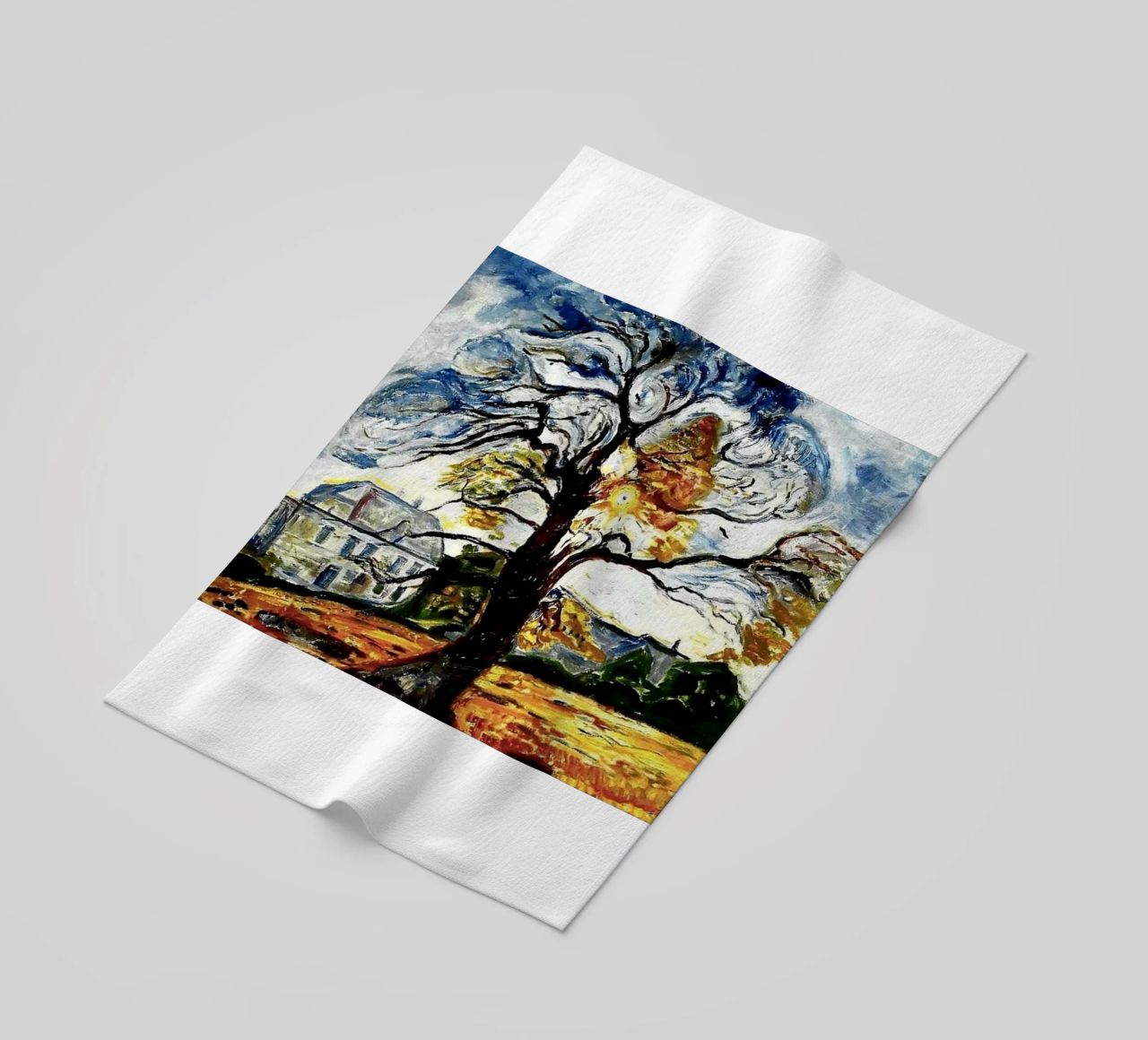 albero arrabbiato telo mare da cupcup art