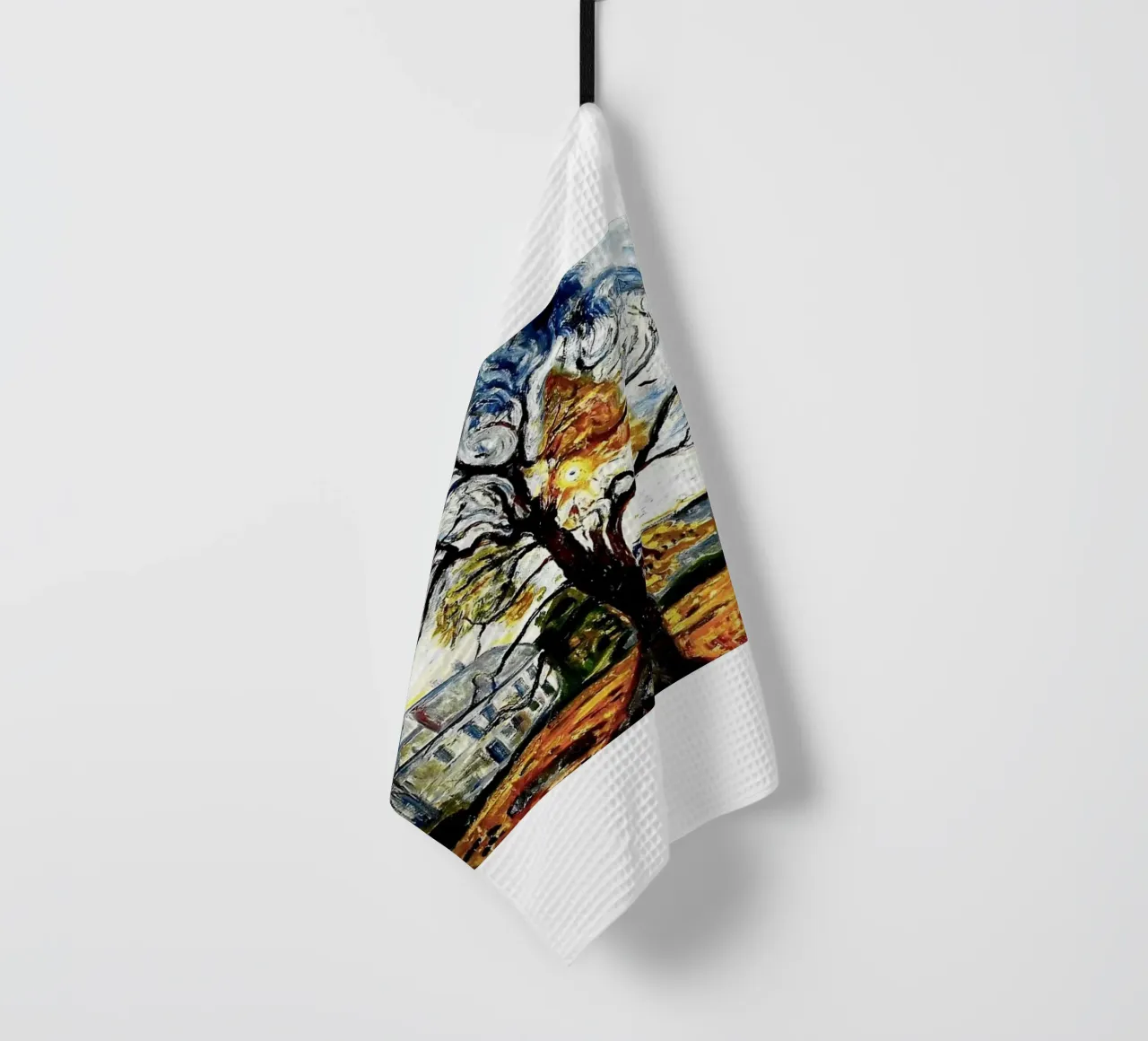 albero arrabbiato canovaccio da cucina da cupcup art