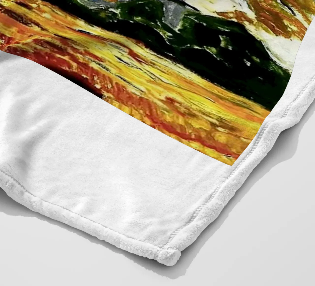 albero arrabbiato coperta in pile da cupcup art