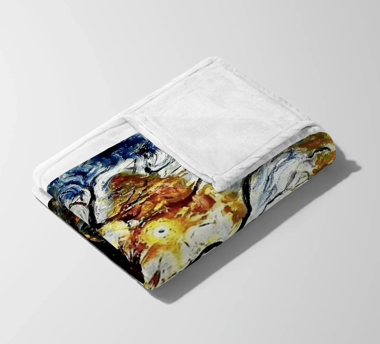 albero arrabbiato coperta in pile da cupcup art
