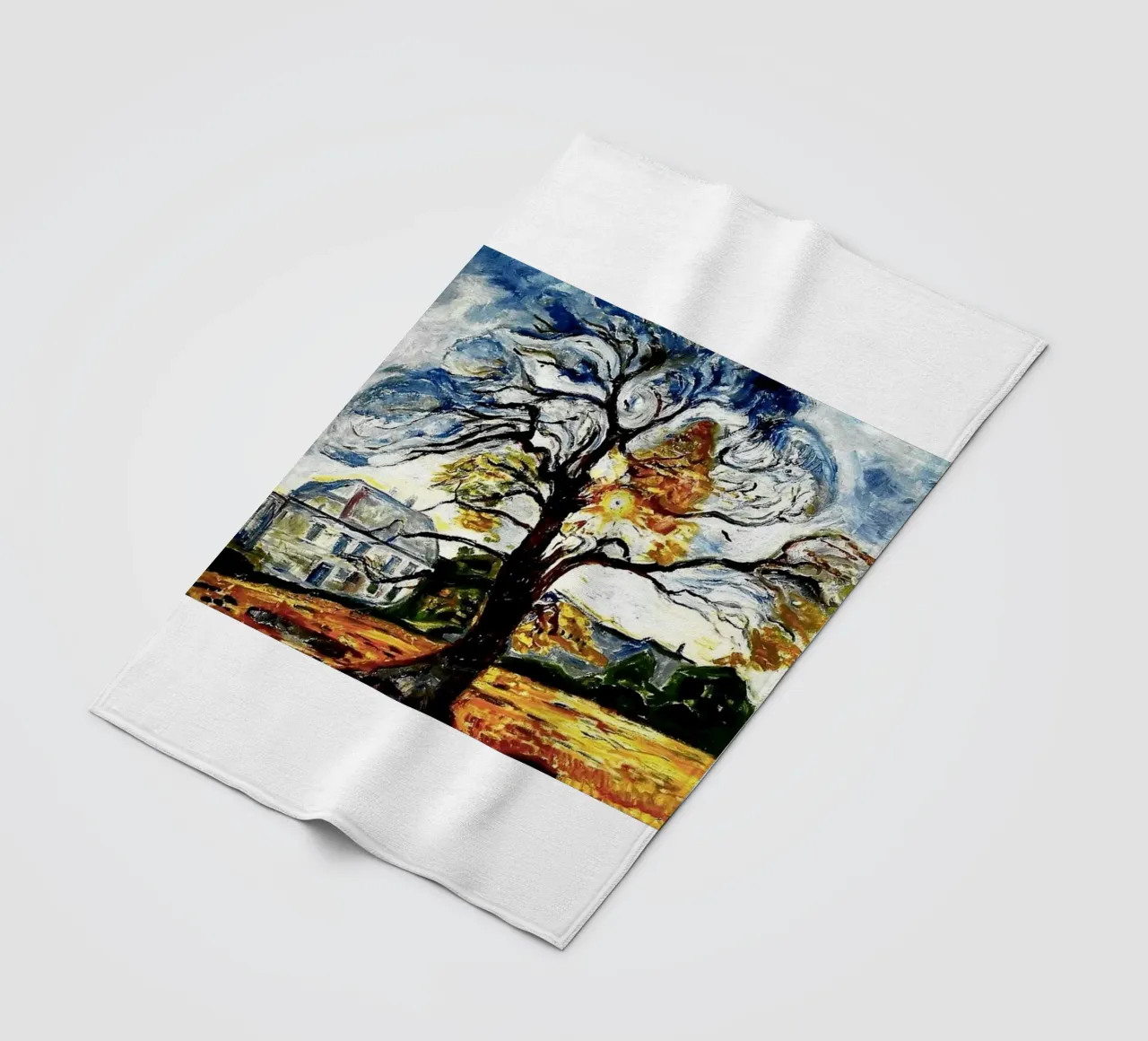 albero arrabbiato coperta in pile da cupcup art