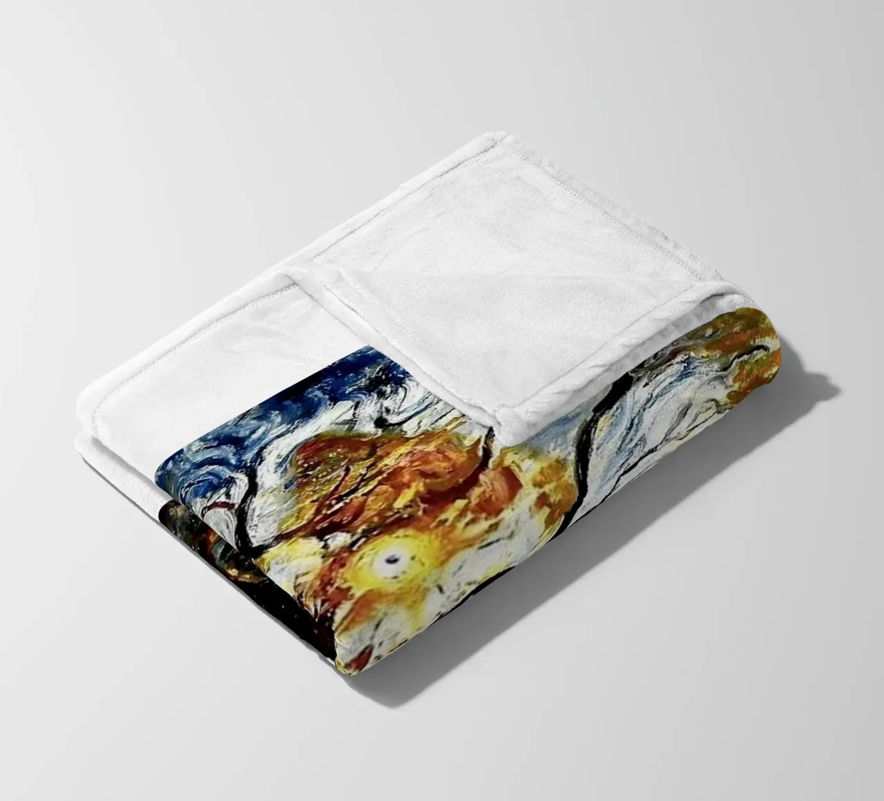 albero arrabbiato coperta in pile da cupcup art
