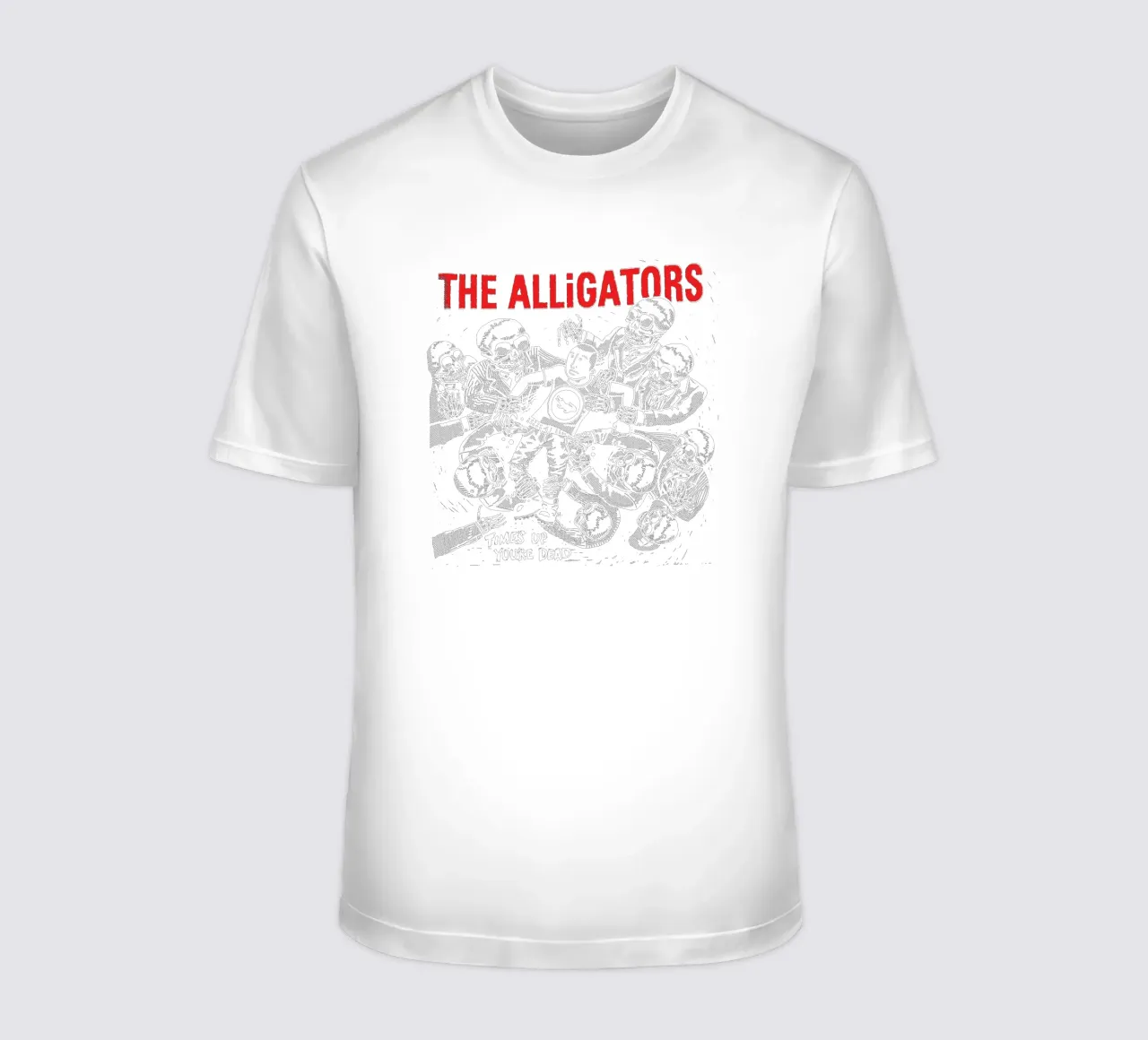 The Alligators - Times Up You're Dead t-shirt da myxzyptlx
