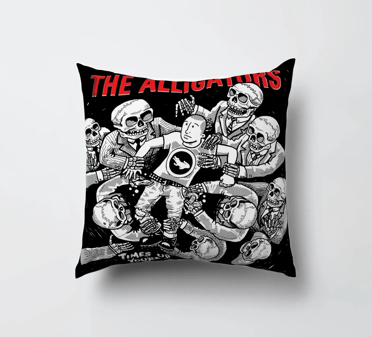 The Alligators - Times Up You're Dead cuscino da myxzyptlx