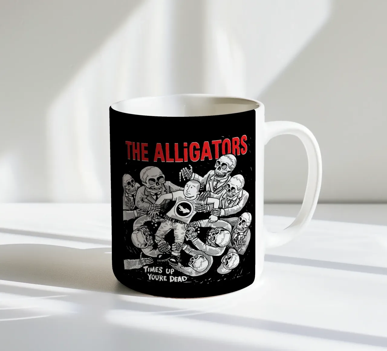 The Alligators - Times Up You're Dead keramische mok van myxzyptlx
