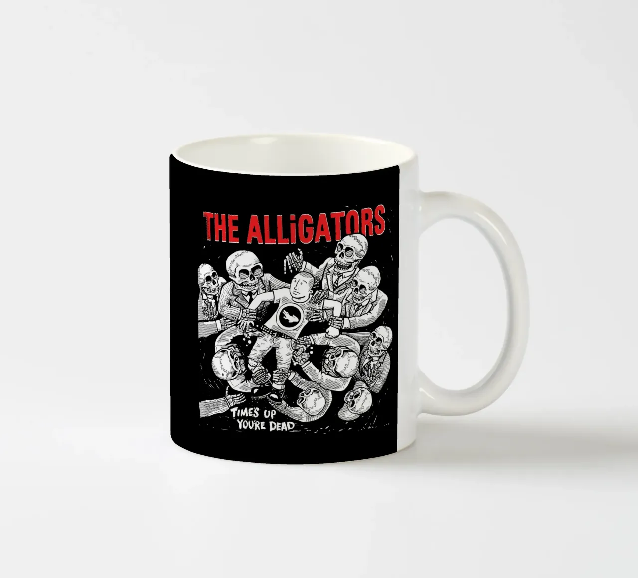 The Alligators - Times Up You're Dead keramische mok van myxzyptlx