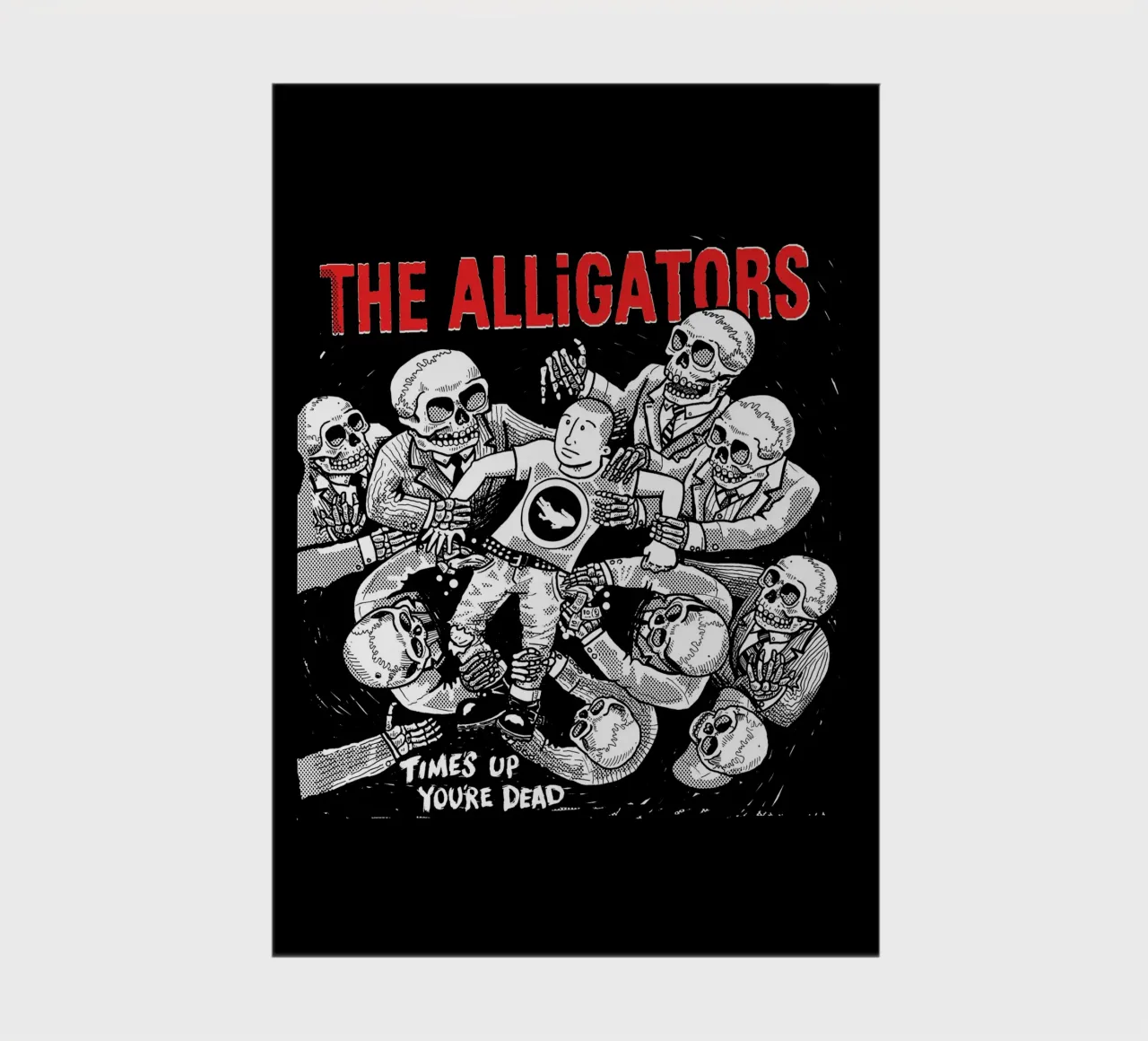 The Alligators - Times Up You're Dead notebook by myxzyptlx