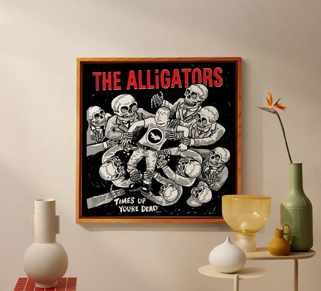 The Alligators - Times Up You're Dead plexiglass da myxzyptlx