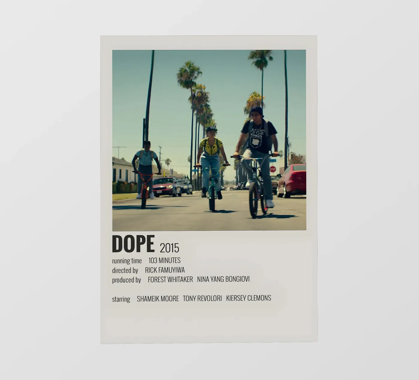 DOPE 2015 Fototapete von MVFminimalist