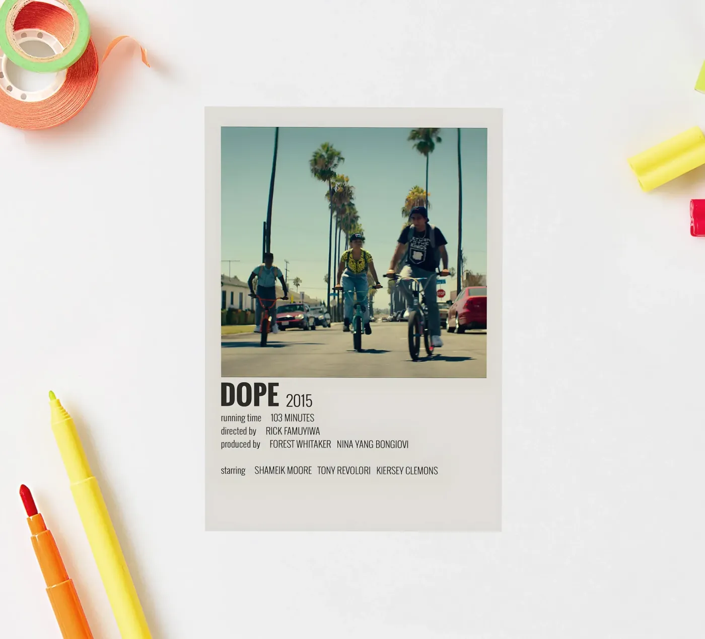 DOPE 2015 sticker van MVFminimalist