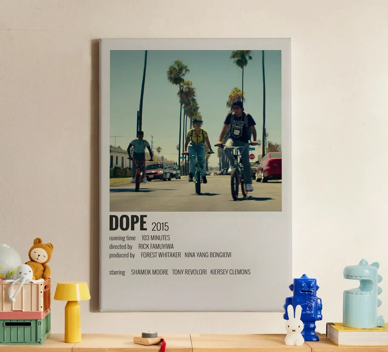 DOPE 2015 canvas met Baklijst van MVFminimalist