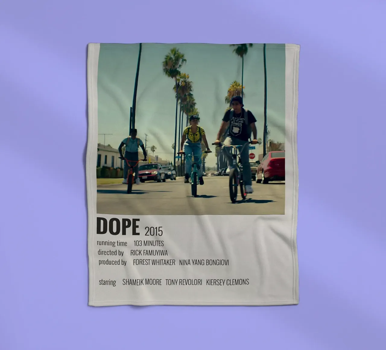 DOPE 2015 fleecedeken van MVFminimalist