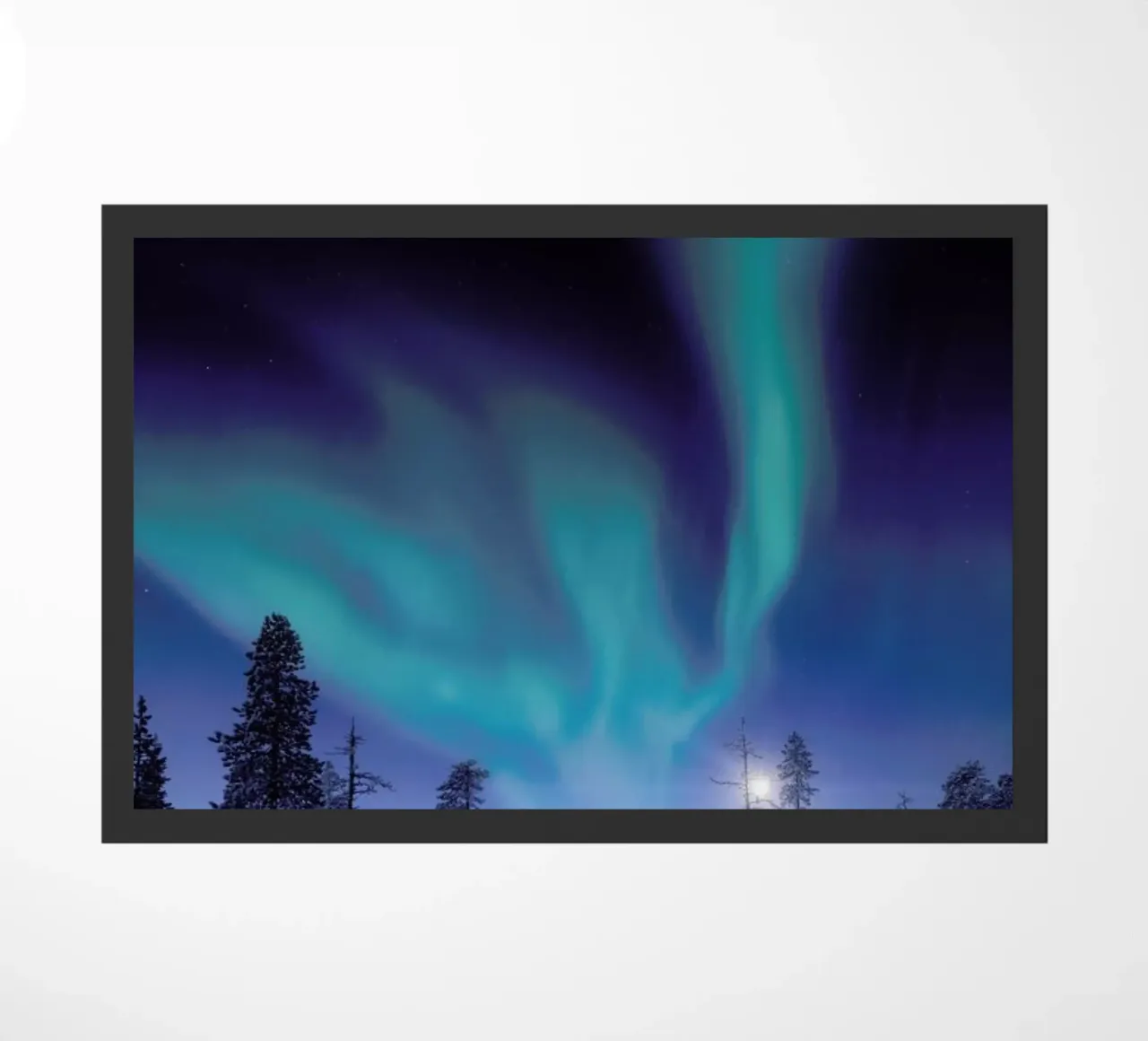 Aurora Borealis Above the Forest zerbino da EyeEm Mobile GmbH
