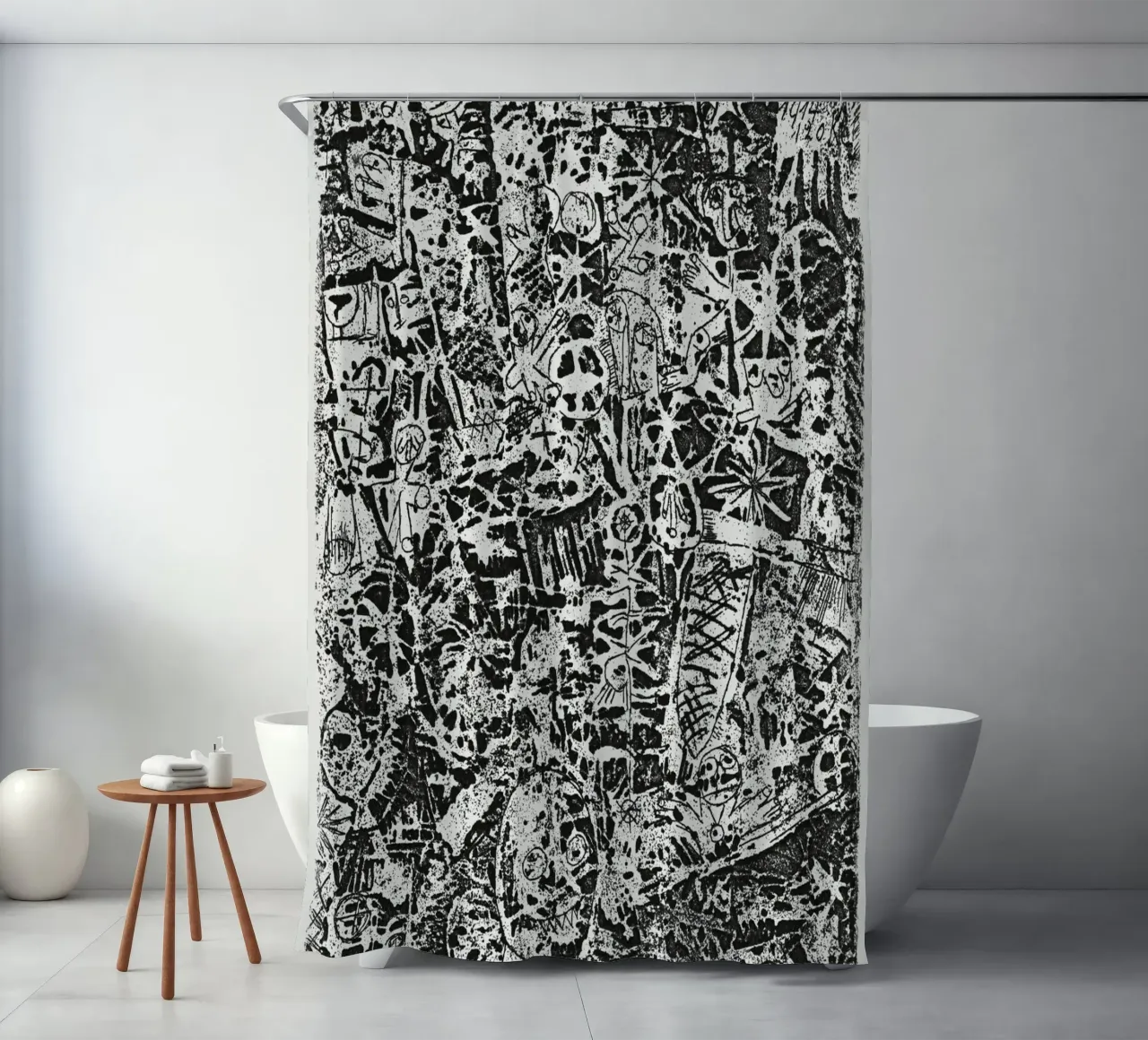 Small World shower curtain by vintageshop