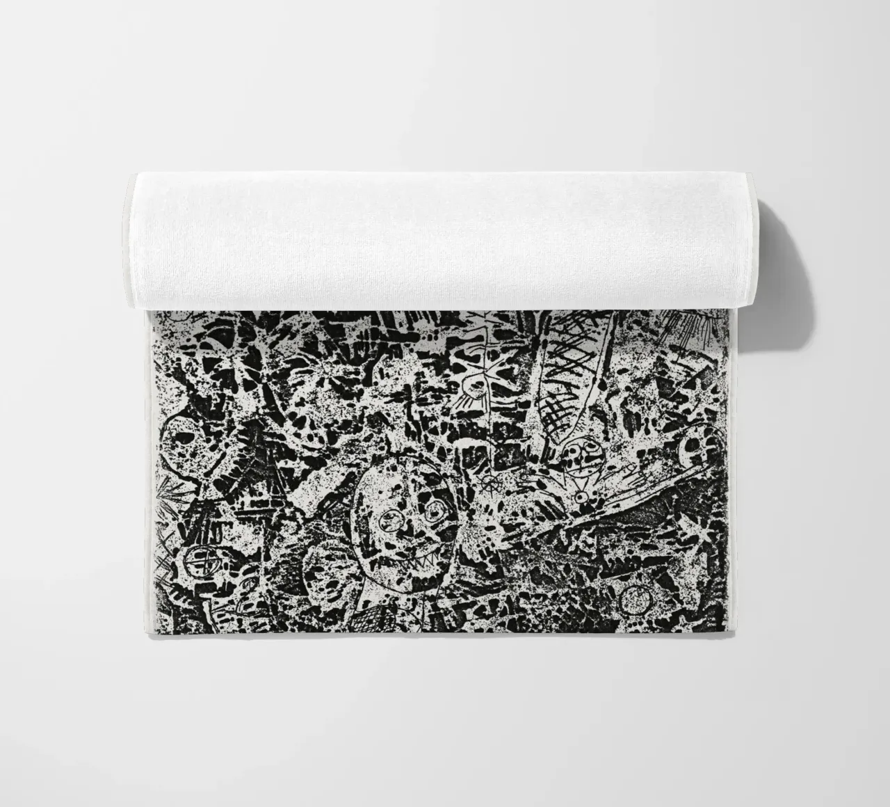 Small World beach towel by vintageshop