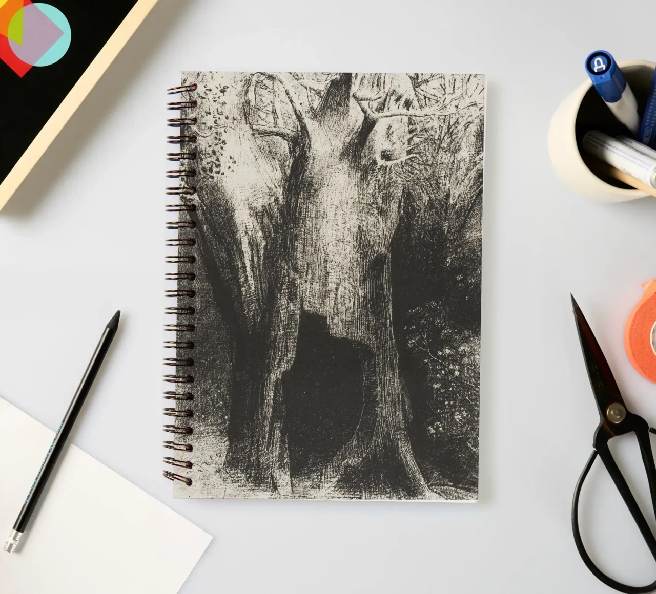 I Plunged into Solitude spiral notebook by vintageshop