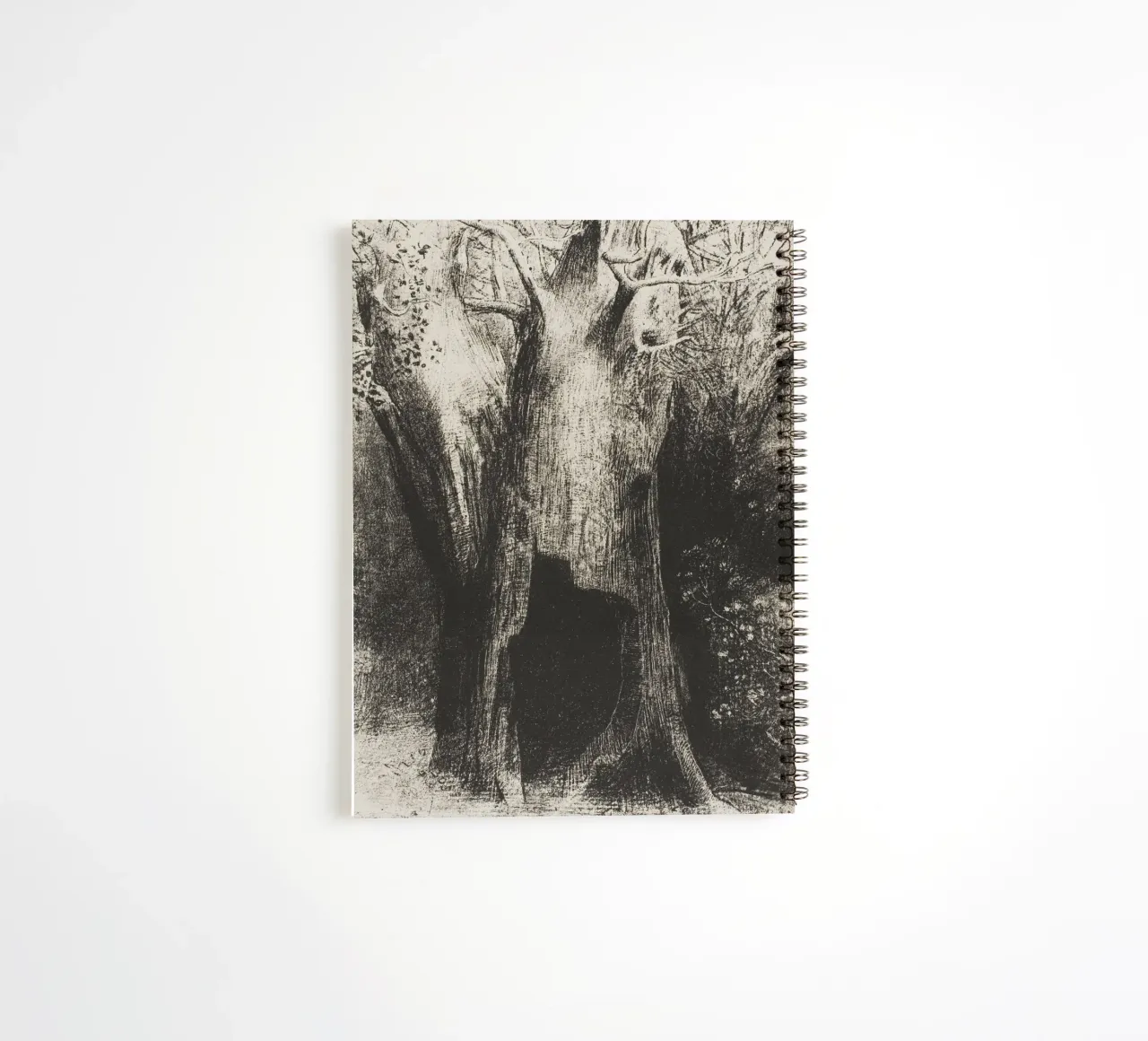 I Plunged into Solitude spiral notebook by vintageshop