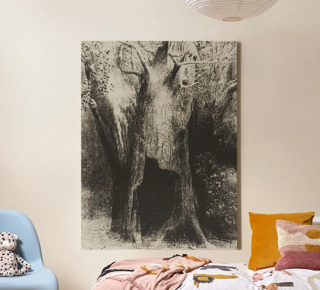 I Plunged into Solitude tela con Cornice a cassetta da vintageshop
