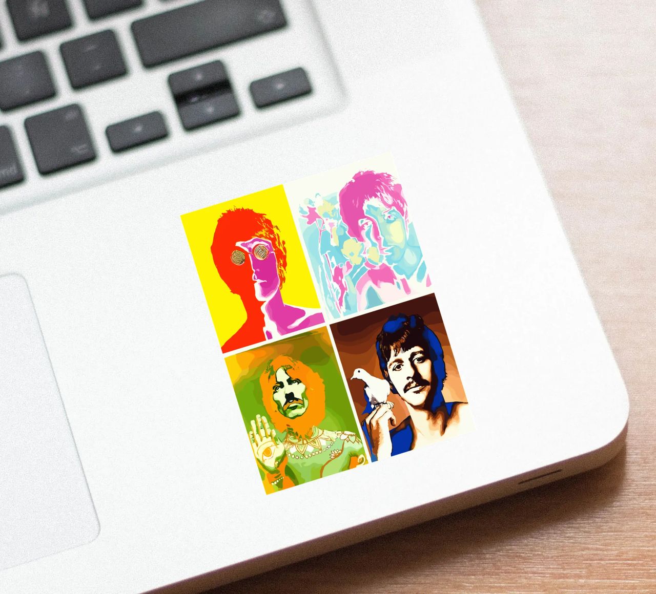 Les Beatles autocollant de rickygernath